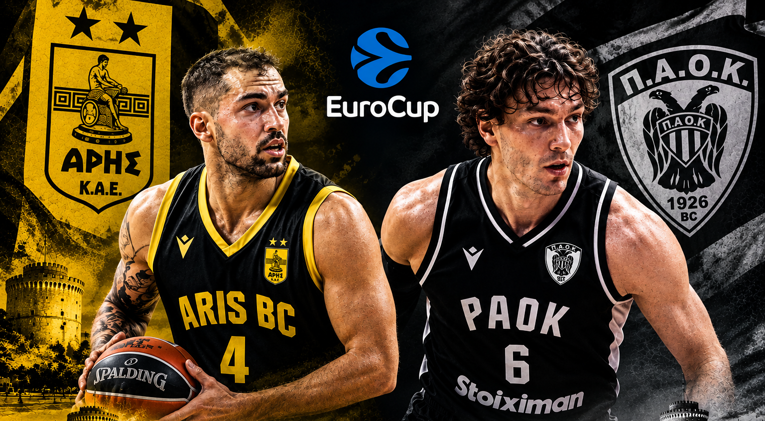 Άρης και ΠΑΟΚ στο EuroCup: Δύο διαφορετικοί δρόμοι για την Ευρώπη