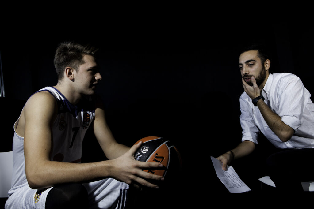 A young Luka Dončić during a 2016 interview with Sardinero.