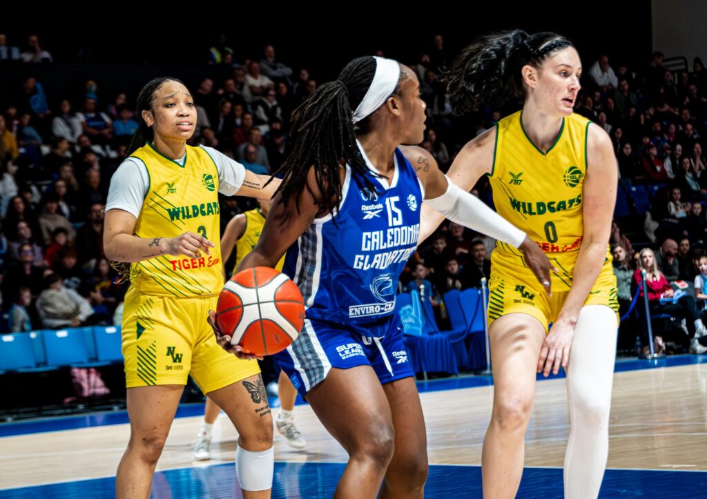 The Caledonia Gladiators also field a women’s basketball team