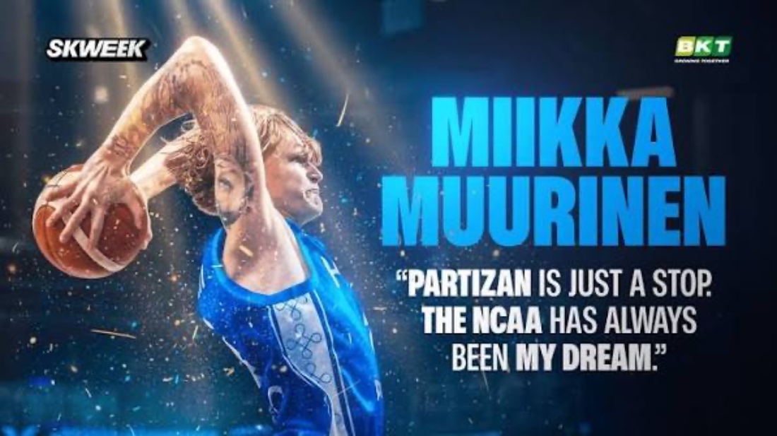 Miikaa Muurinen: «Partizan Is Just A Stop, NCAA Has Always Been My Dream» 🎙️🔥