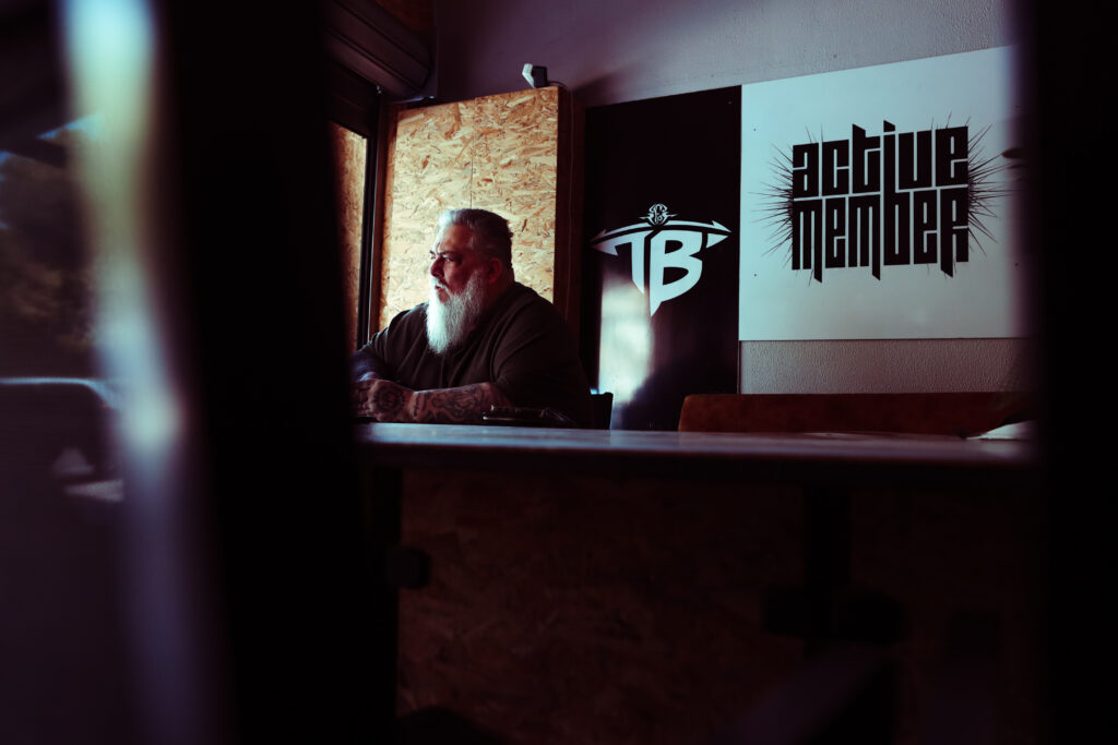 Mihalis Mitakidis at his retreat in Perama, the place where Ron Artest discovered a new world that somehow felt familiar.