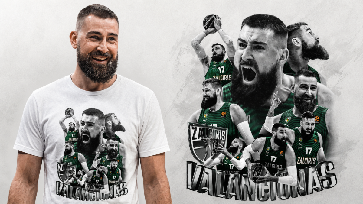Jonas Valančiūnas Žalgiris (©Zalgiris.lt)