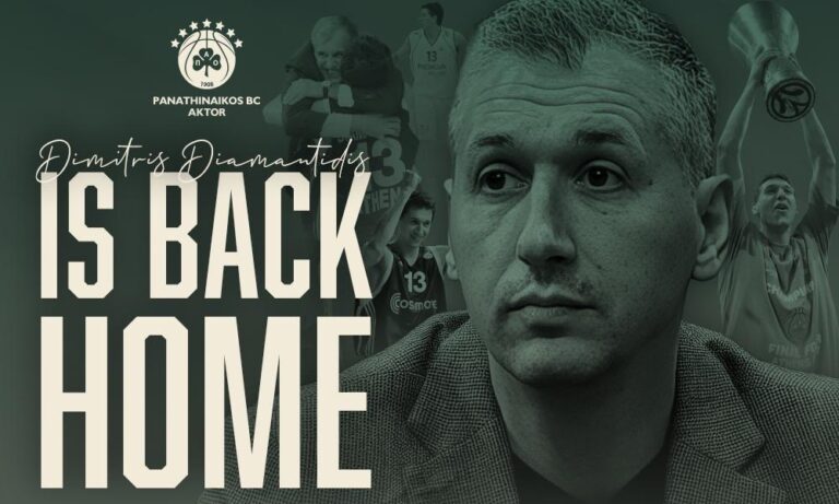 Panathinaikos welcome back club legend Dimitris Diamantidis