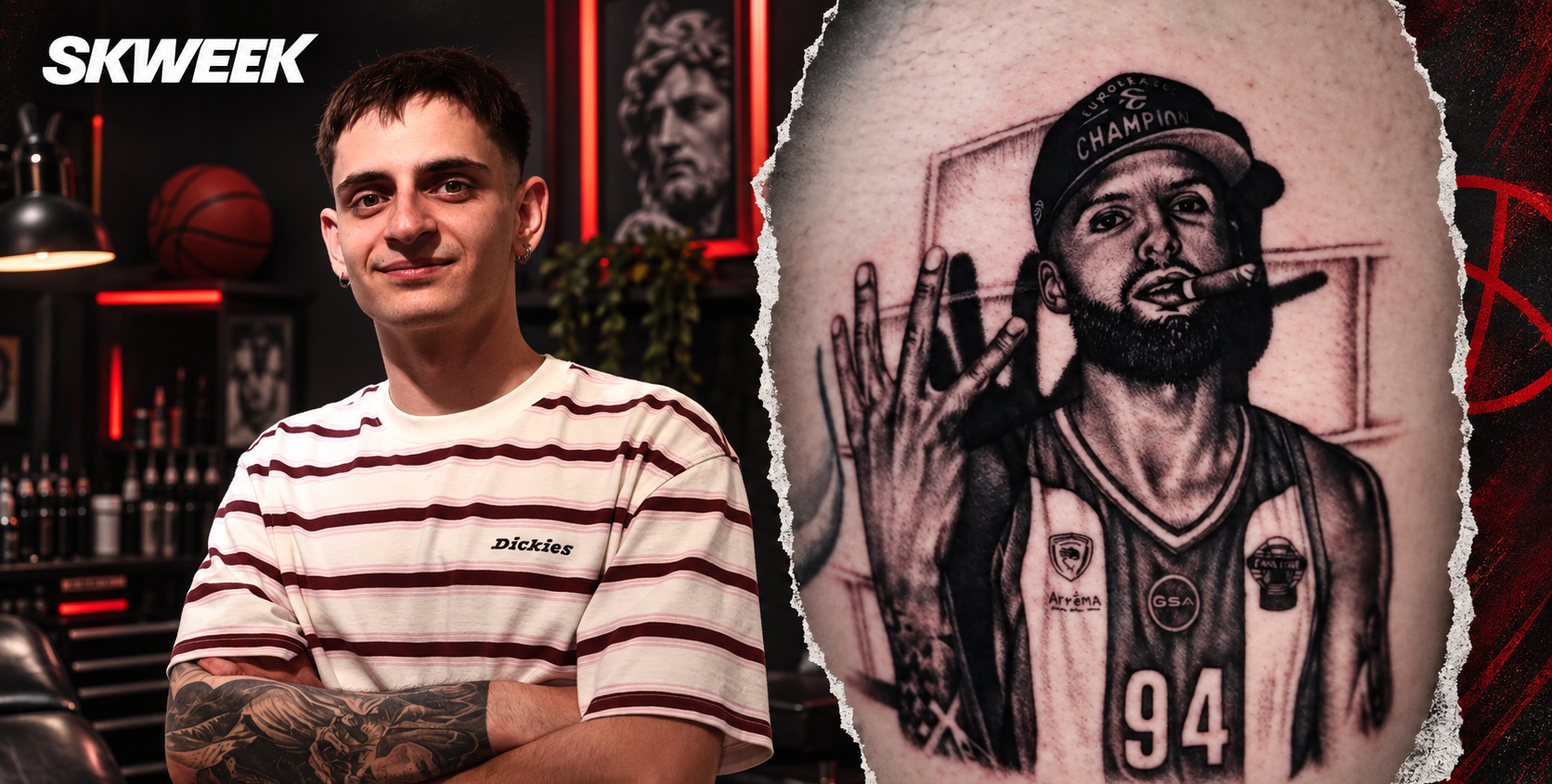 Seven Hours for a Tattoo of a Lifetime: Fournier, the Trophy and a Father-Son Story