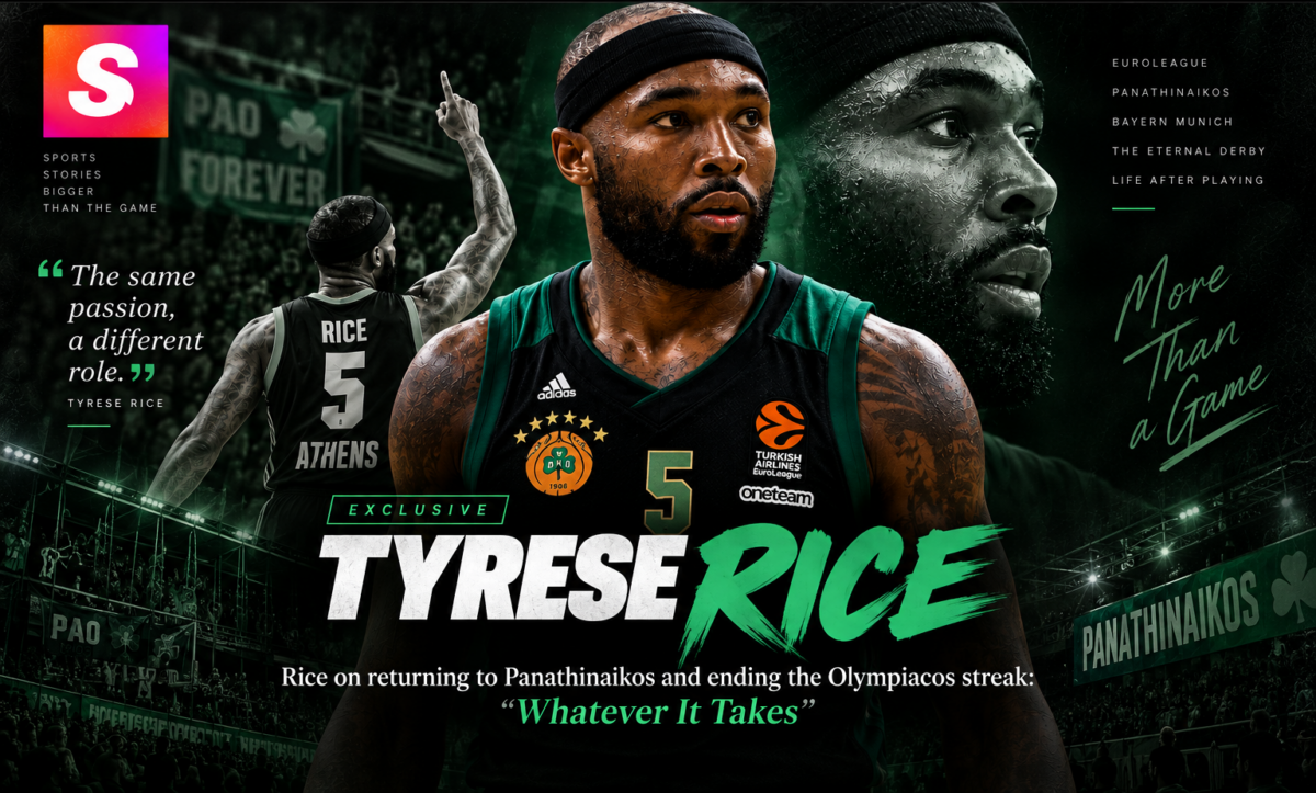 Rice on SKWEEK about returning to Panathinaikos and ending Olympiacos’ streak: “Whatever It Takes”