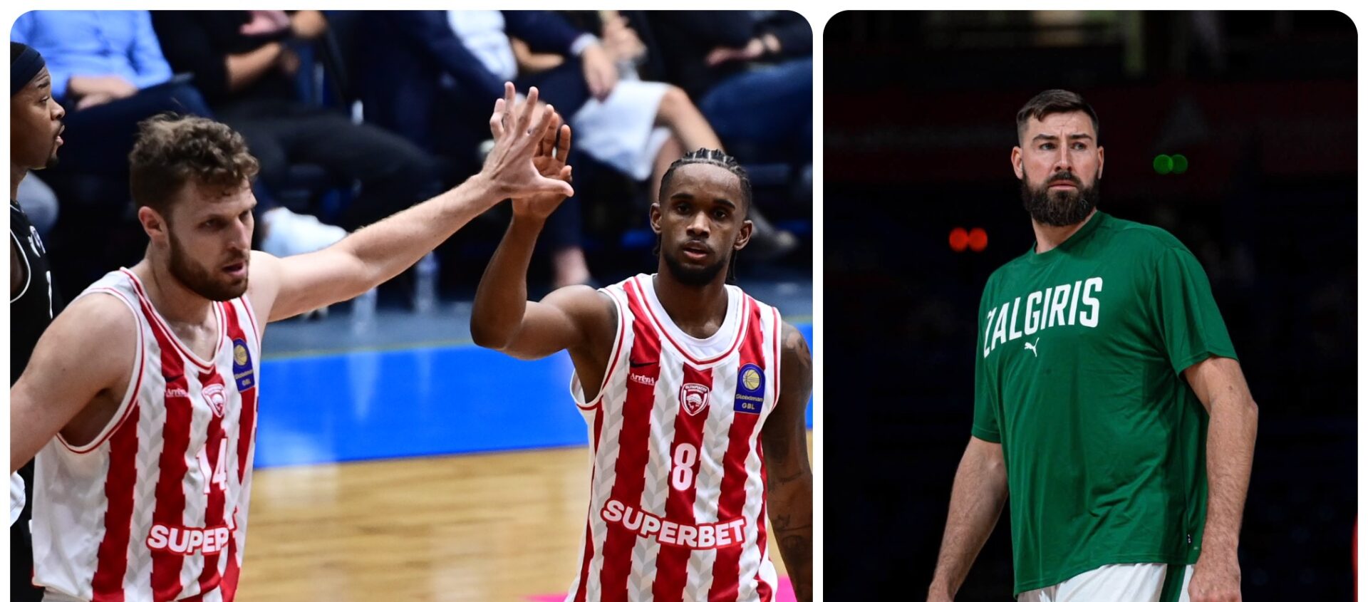 Class of the Titans: Zalgiris vs Olympiacos, the first “red-and-white” crash test of the double week