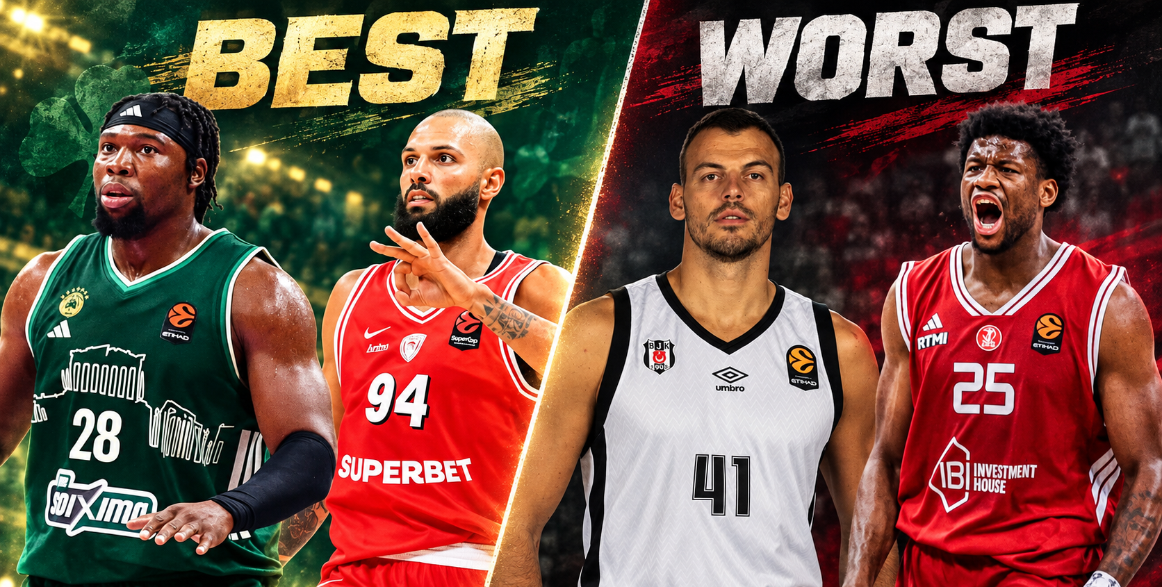 The best and worst jerseys of this year’s EuroLeague!