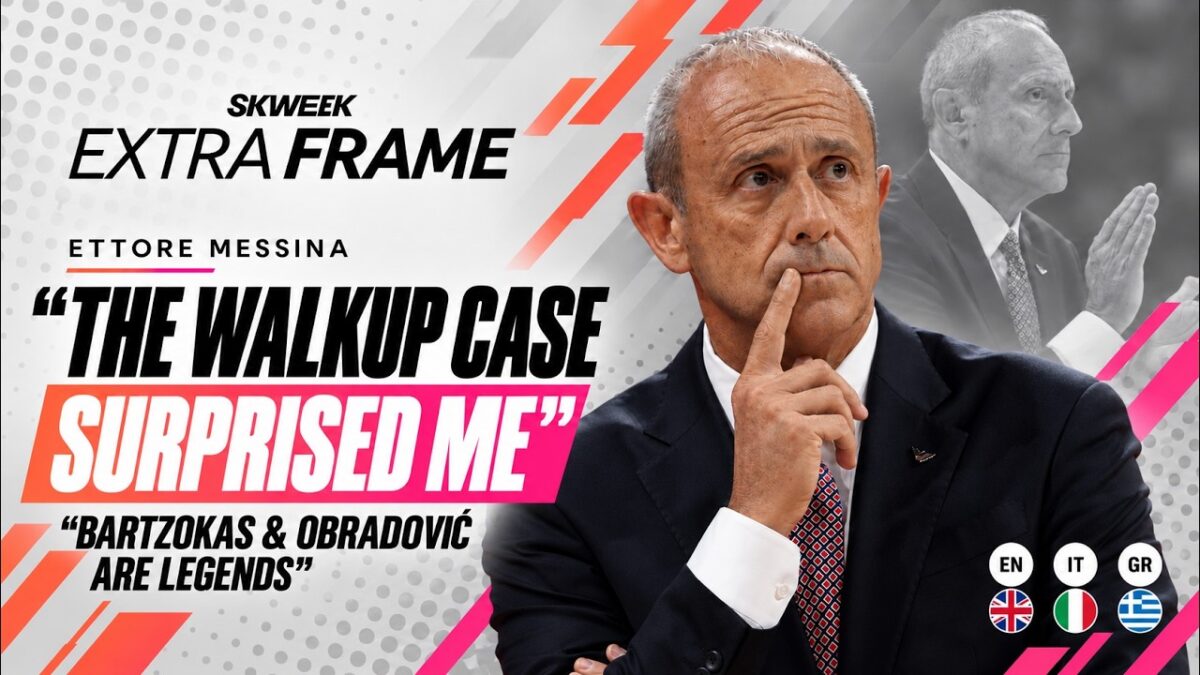 Ettore Messina: “The Walkup case surprised me, Bartzokas & Obradović are legends” | Extra Frame